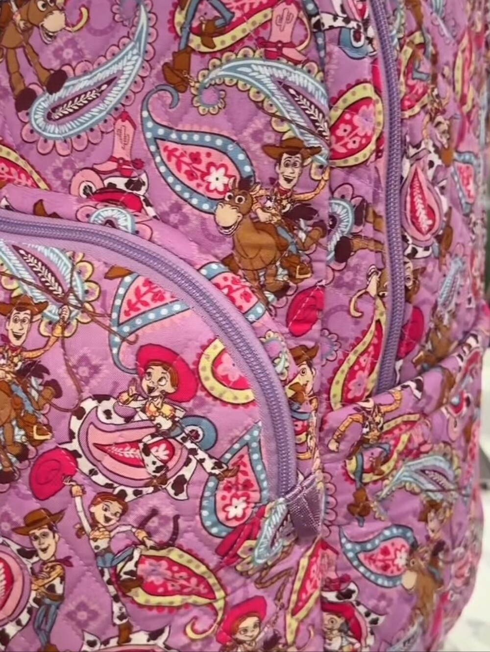 Viral Vera Bradley Toy Story Rodeo Large Backpack-NWT - Picture 5 of 8